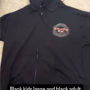 Gildan Black Sweatshirt with Graphic Patch